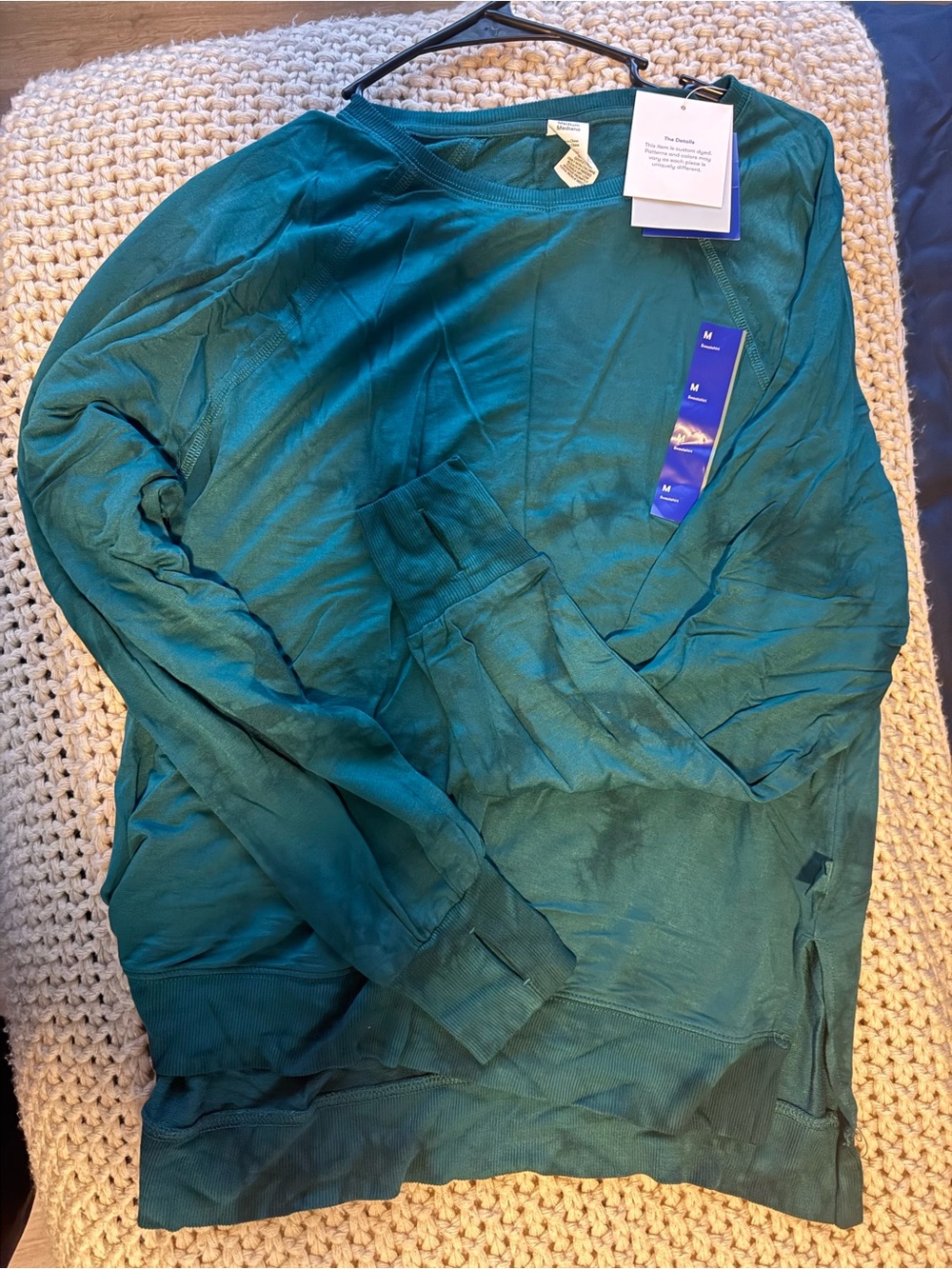 JoyLab Teal Crewneck Pullover Sweatshirt